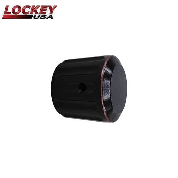 Lockey: Knob For Passage Set - Jet Black